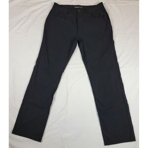 Desert Dunes Mens Black Nylon Spandex Tech Athletic Golf Outdoor Pants 33W 30L